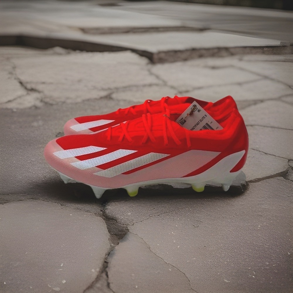 Adidas X Crazyfast Elite SG Soccer Cleats Energy Citrus Pack Size 13‎ Solar Red